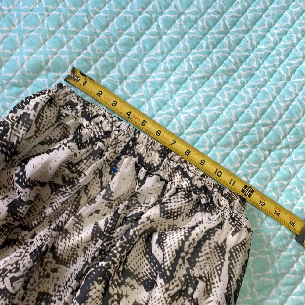 Chicwish snake print, full circle maxi skirt